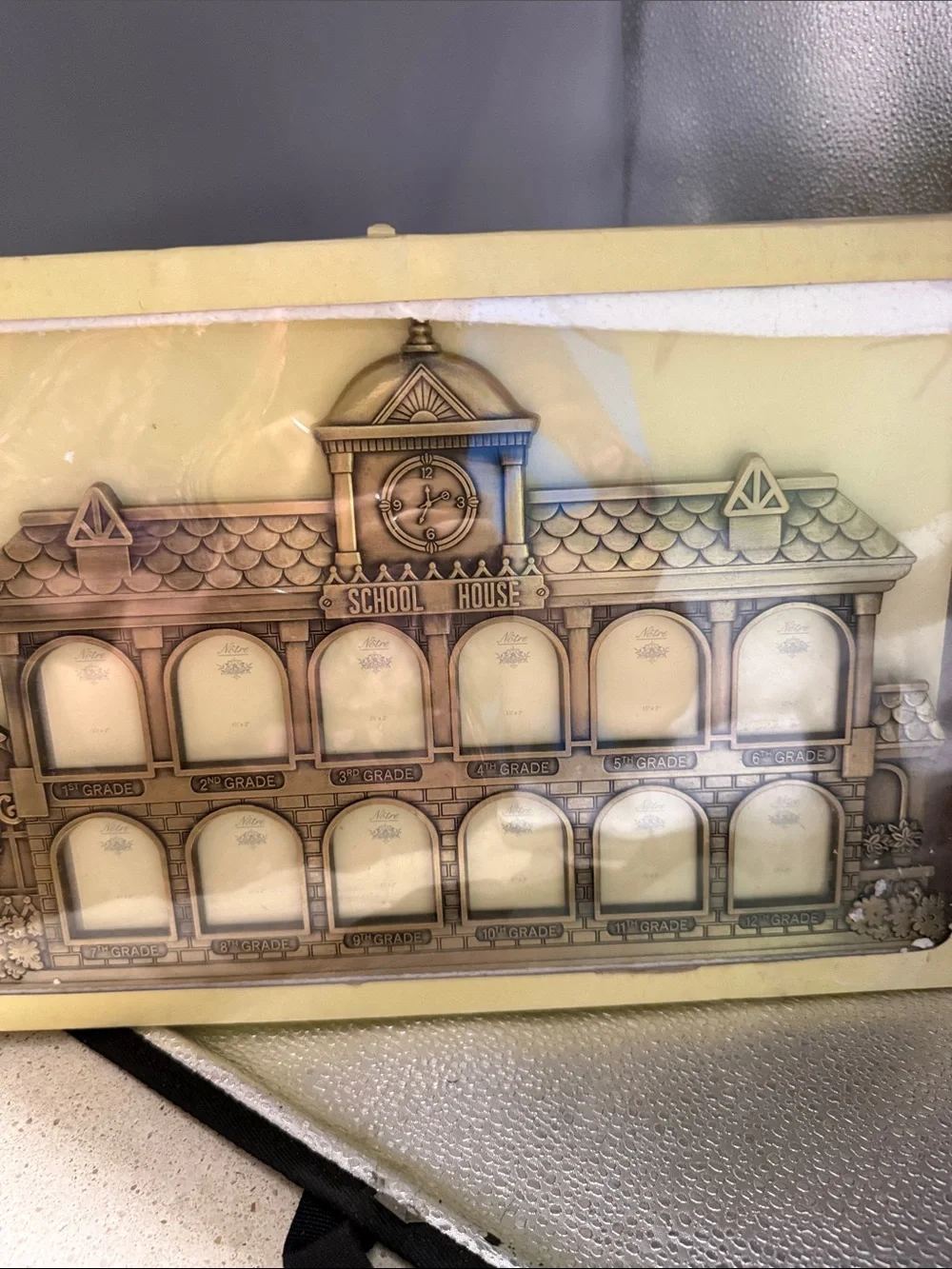 Vintage School House Picture Frame from 1st to 12th Grade